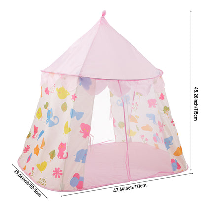 Light Pink Indoor Play Tent for Kids