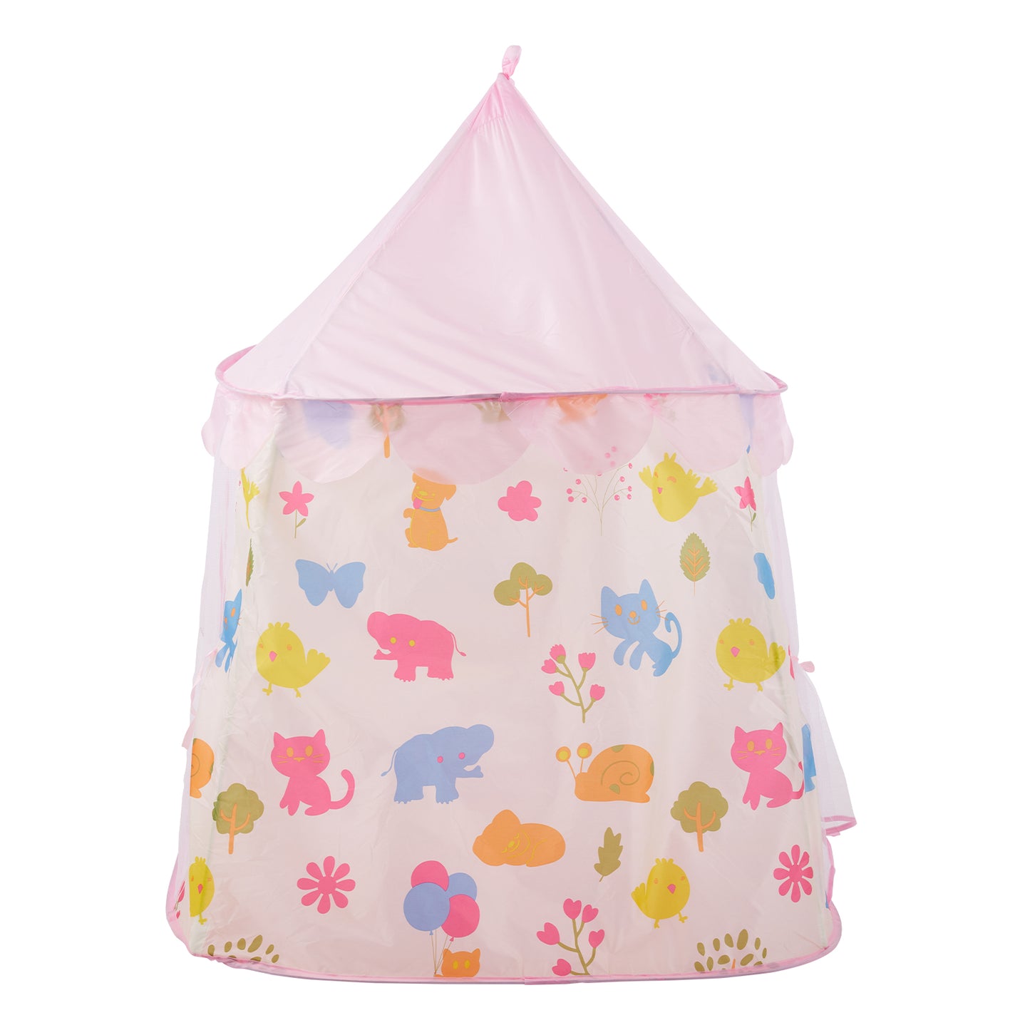 Light Pink Indoor Play Tent for Kids