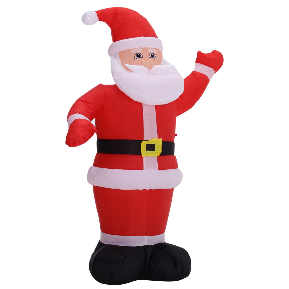 Inflatable Santa Claus Christmas Yard Decoration with LED