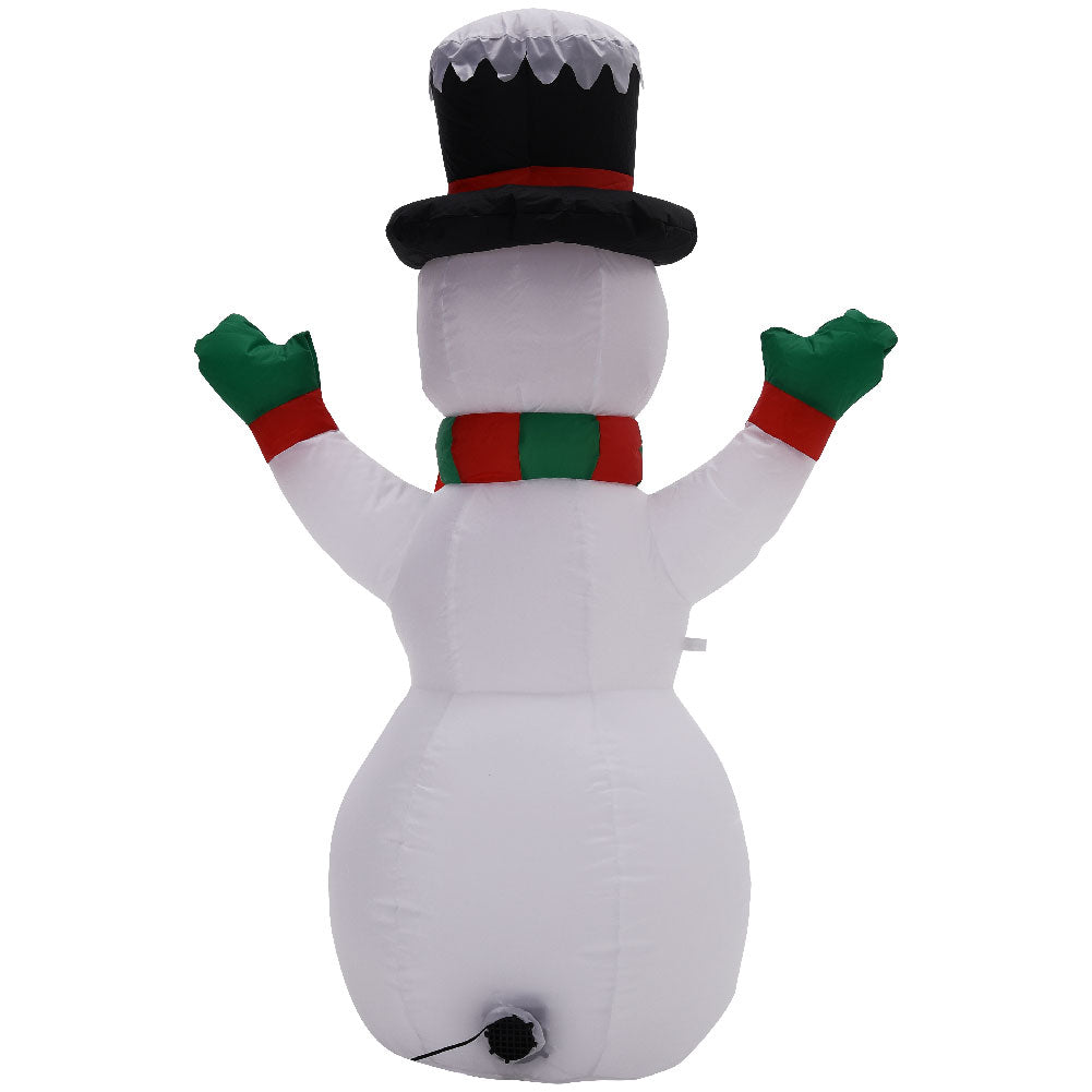 Inflatable Snowman Christmas Yard Decoration with LED