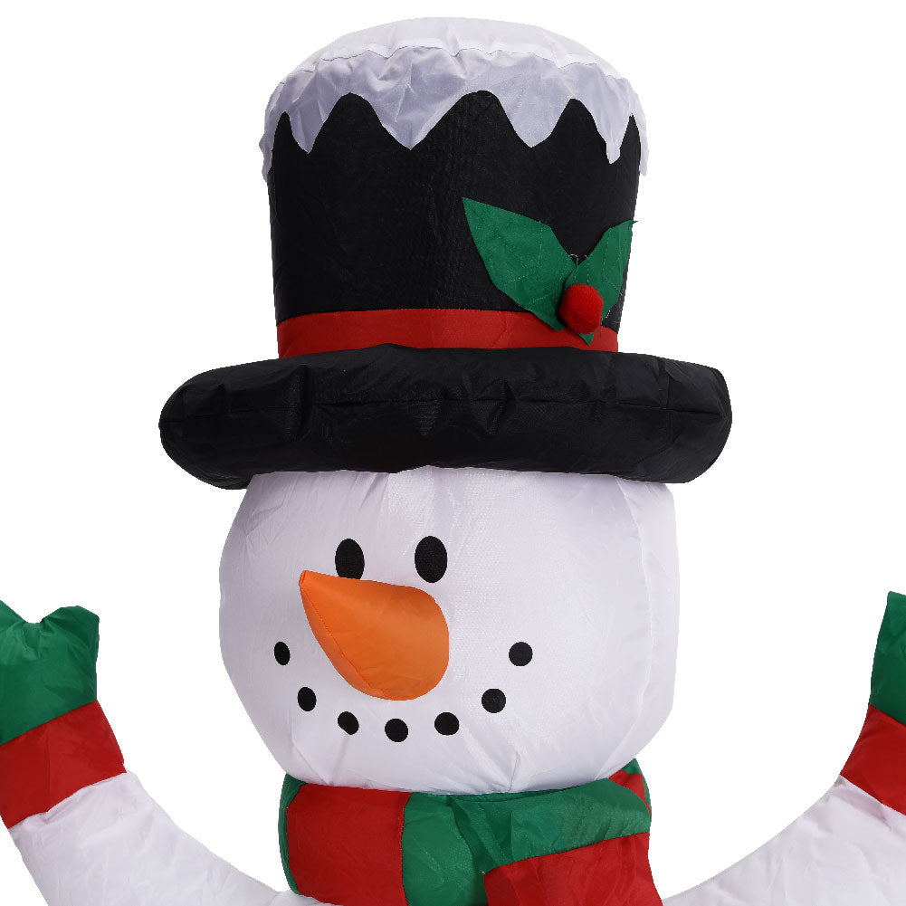 Inflatable Snowman Christmas Yard Decoration with LED