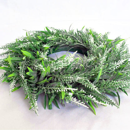 Artificial Lavender Round Door Decoration Wreath