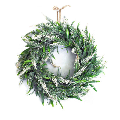 Artificial Lavender Round Door Decoration Wreath