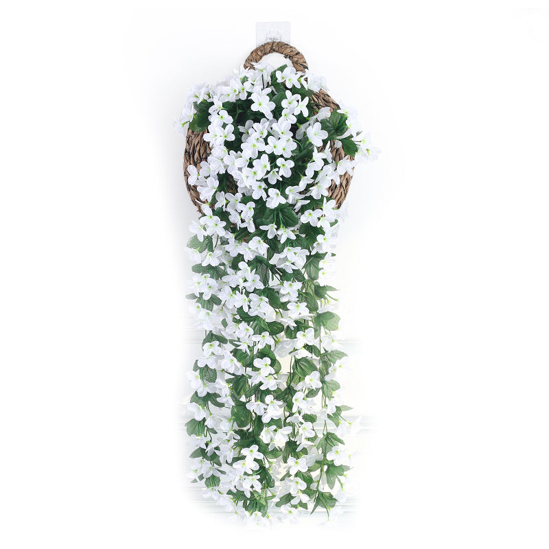 Decorative Wall Hanging Artificial Violet Vine Plant