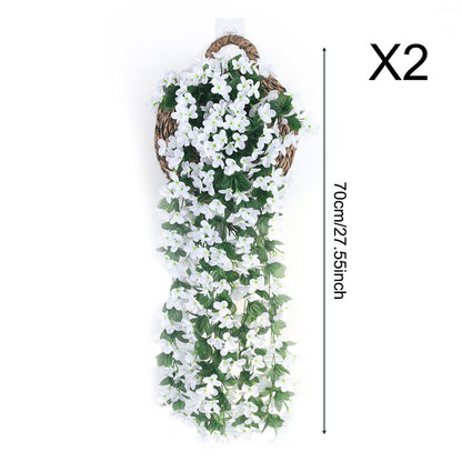 Decorative Wall Hanging Artificial Violet Vine Plant