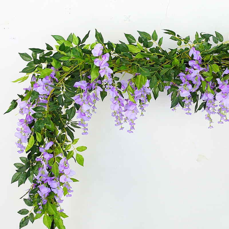 2pcs Lifelike Hanging Wisteria Flowers Garland