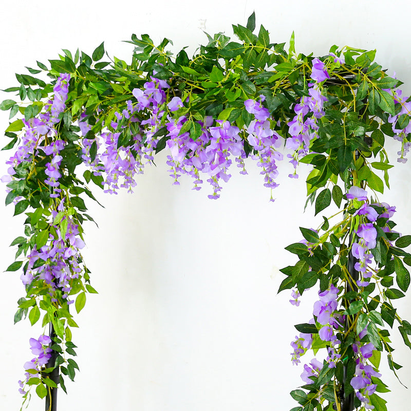 2pcs Lifelike Hanging Wisteria Flowers Garland
