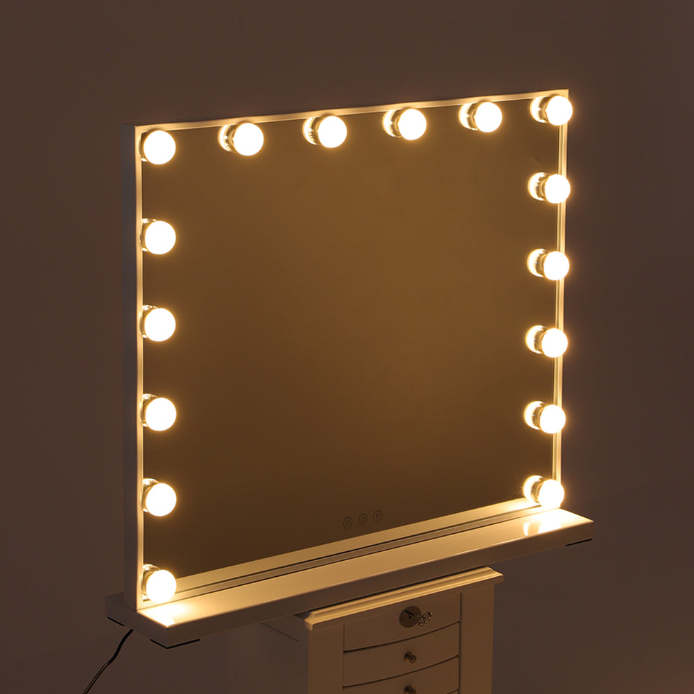Large Makeup Vanity Table Mirror With LED Dimmable Lights