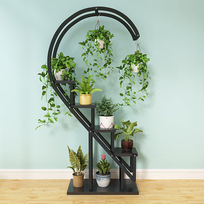 Curved 4-Tier Plant Stand Bonsai Display Shelf