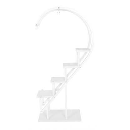 Curved 4-Tier Plant Stand Bonsai Display Shelf