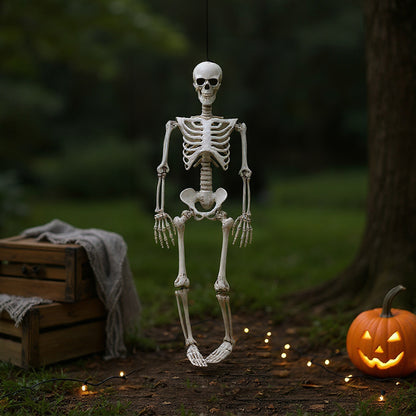 Halloween Realistic Full Body Skeleton Prop Decoration Posable Joints