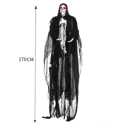 Motion Activated Hanging Skeleton Ghost for Halloween
