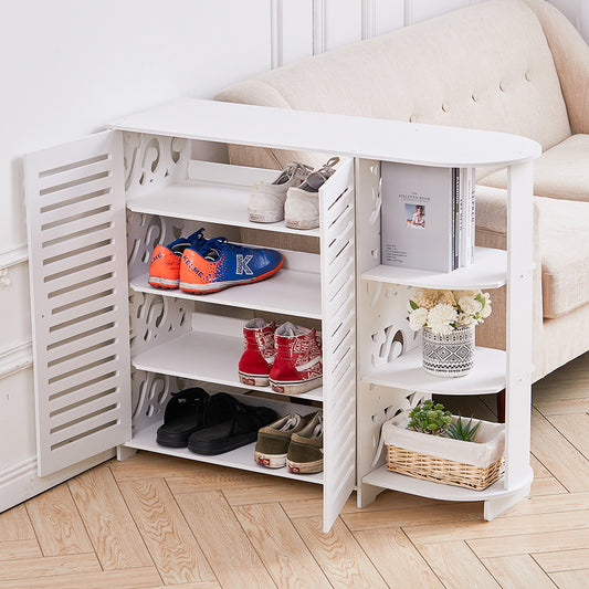 Modern Shoe Cabinet Storage Shelf for Entryway