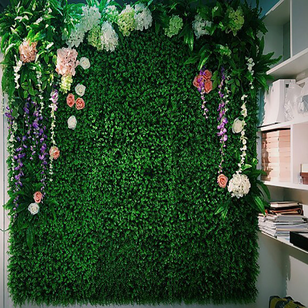 6Pcs Decorative Artificial Grass Hedge Panels
