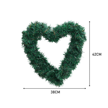 Artificial Heart-shaped Door Hanging Garland Wedding Decoration