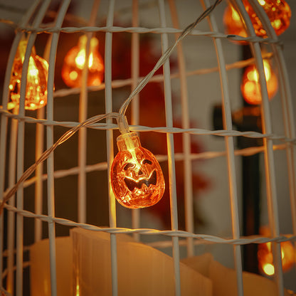 Halloween Decorative Pumpkin LED String Lights Battery Operated