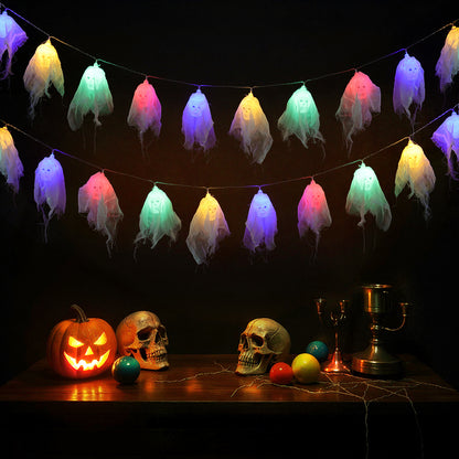 20 Halloween LED Skull Lights for Indoor Outdoor