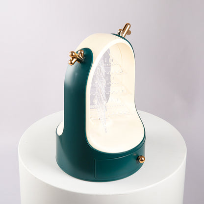 Christmas Tree Desktop Jewelry Display Holder with Drawer