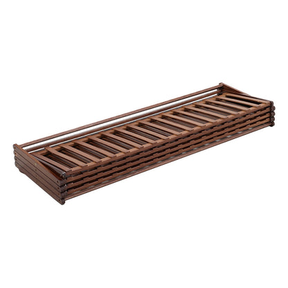 5-Tier Bamboo Flower Stand Rack Holder Multifunctional Storage Rack