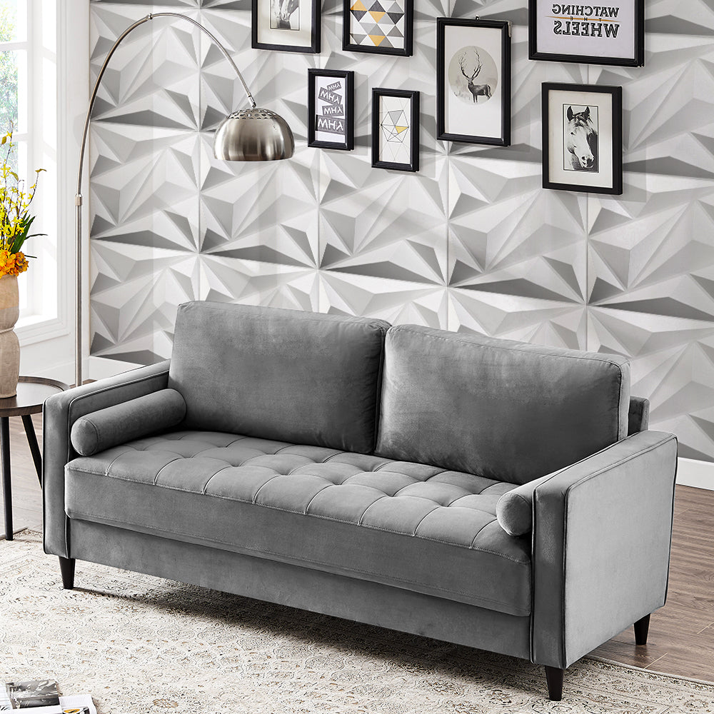 12 Pack Decorative 3D Wall Panels White Diamond Design PVC