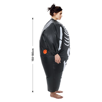 Halloween Skeleton Inflatable Costume for Adult
