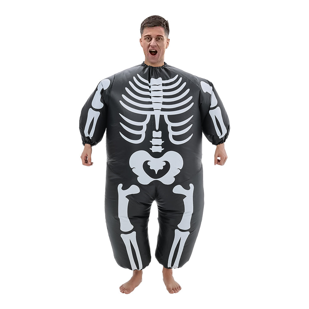 Halloween Skeleton Inflatable Costume for Adult