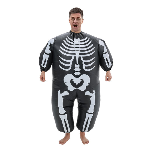 Halloween Skeleton Inflatable Costume for Adult