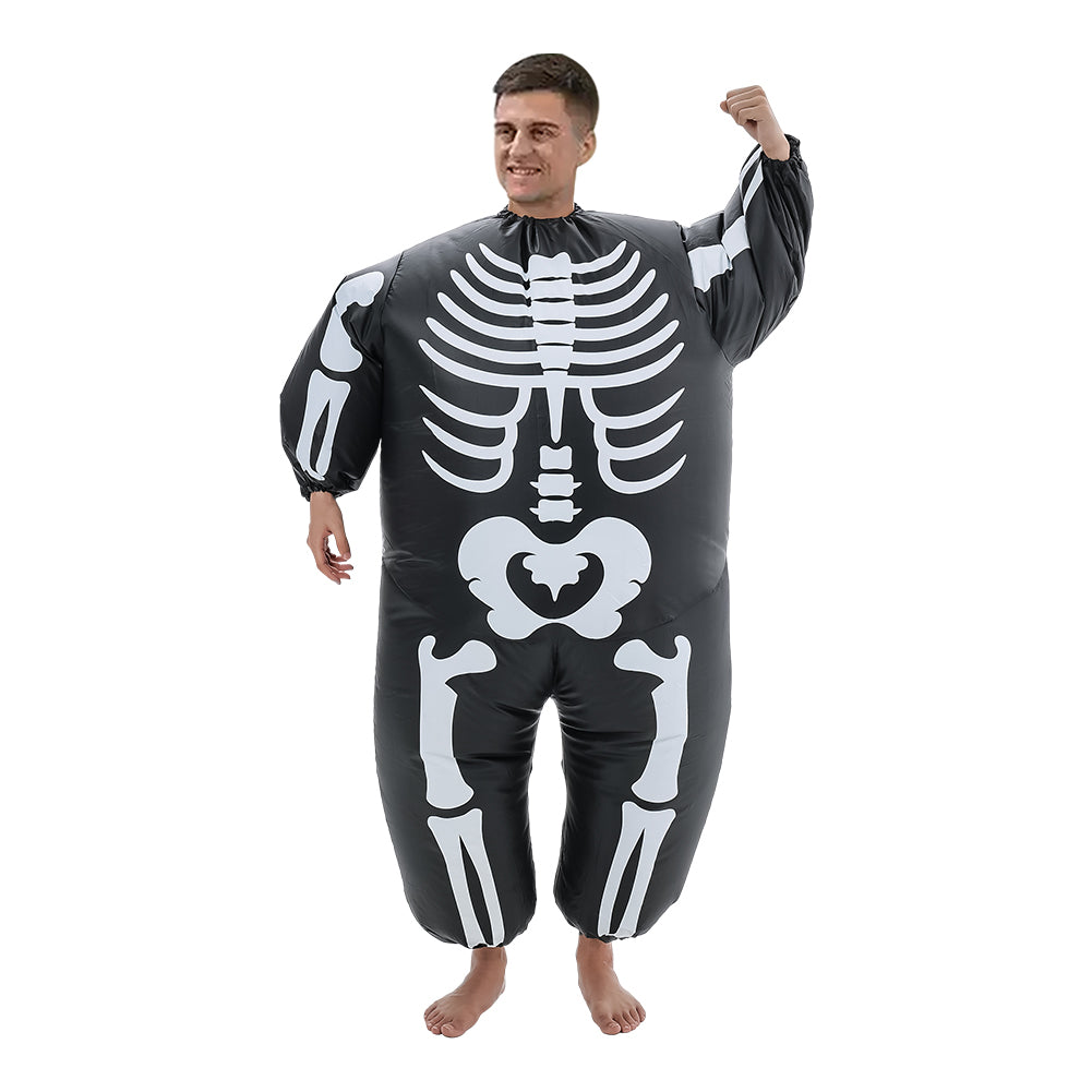Halloween Skeleton Inflatable Costume for Adult