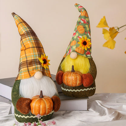 Autumn Gnome Decoration Handcrafted