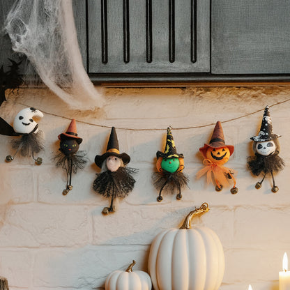 6Pcs Cute Halloween Hanging Decoration Set
