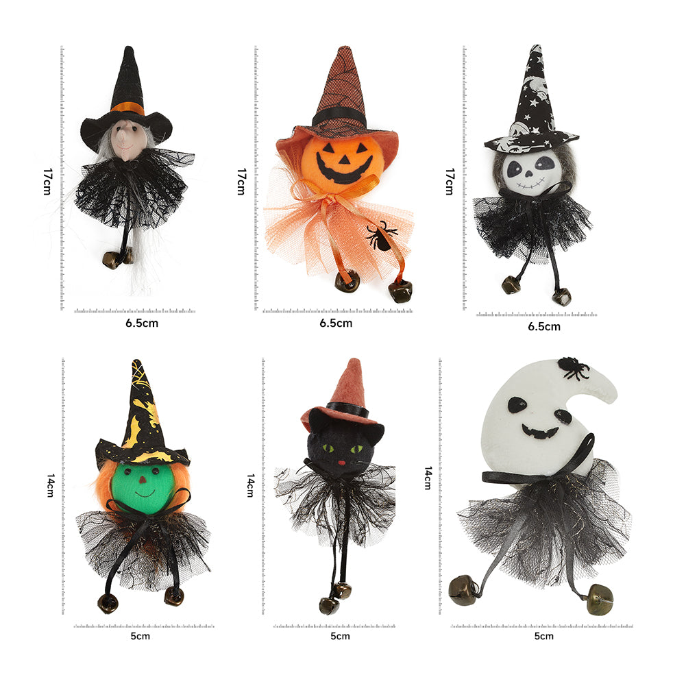 6Pcs Cute Halloween Hanging Decoration Set
