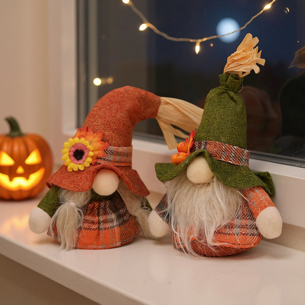 2 Pack Faceless Gnomes Holiday Home Decoration
