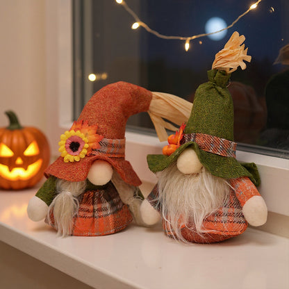 2 Pack Faceless Gnomes Holiday Home Decoration