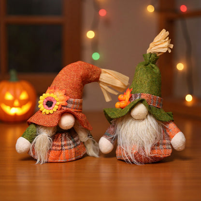2 Pack Faceless Gnomes Holiday Home Decoration