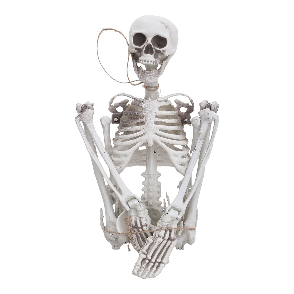Poseable Skeleton Props for Halloween Party Decoration