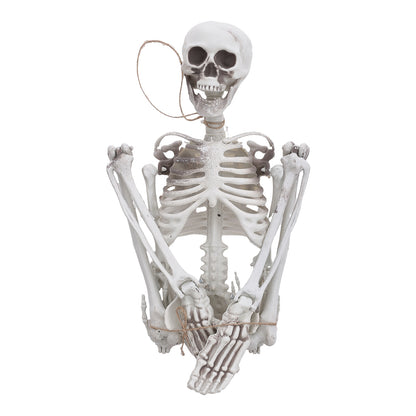 Poseable Skeleton Props for Halloween Party Decoration