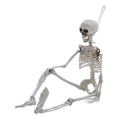 Poseable Skeleton Props for Halloween Party Decoration