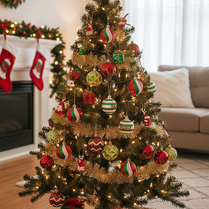 16Pcs Christmas Hanging Ball Decorations