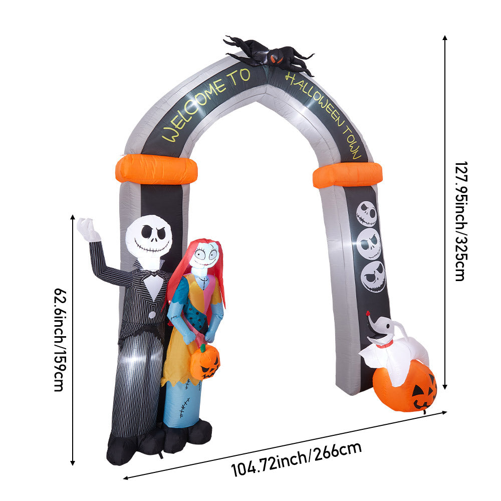 10ft Halloween Inflatable with Build-In LED
