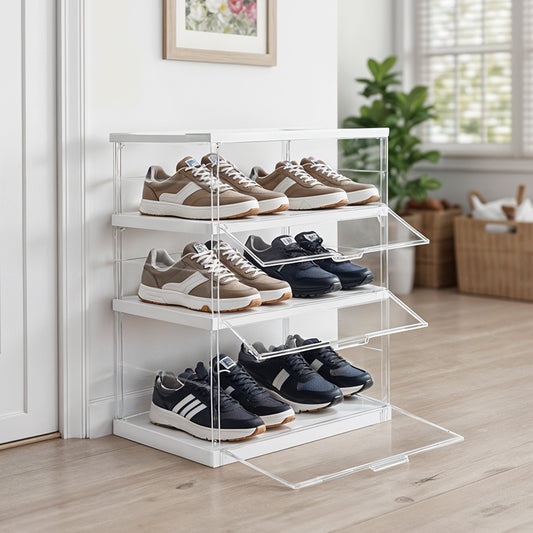 Foldable Storage Box with Magnetic Doors