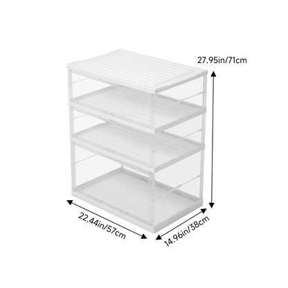 Foldable Storage Box with Magnetic Doors
