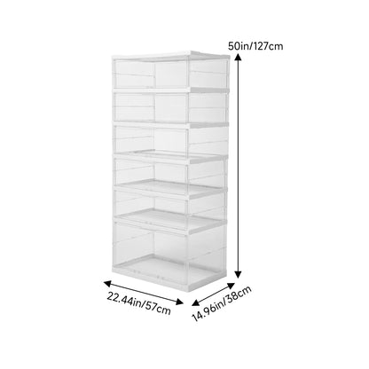 Foldable Storage Box with Magnetic Doors