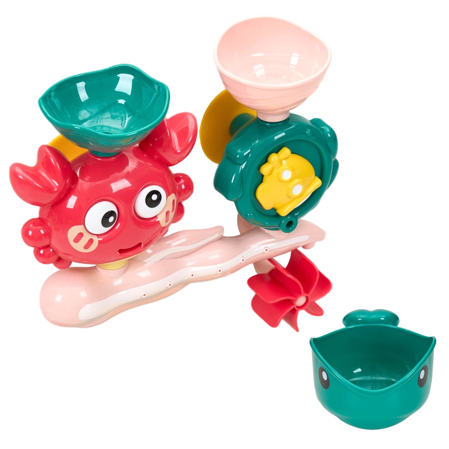 Wall-Mounted Crab Bath Toy for Kids