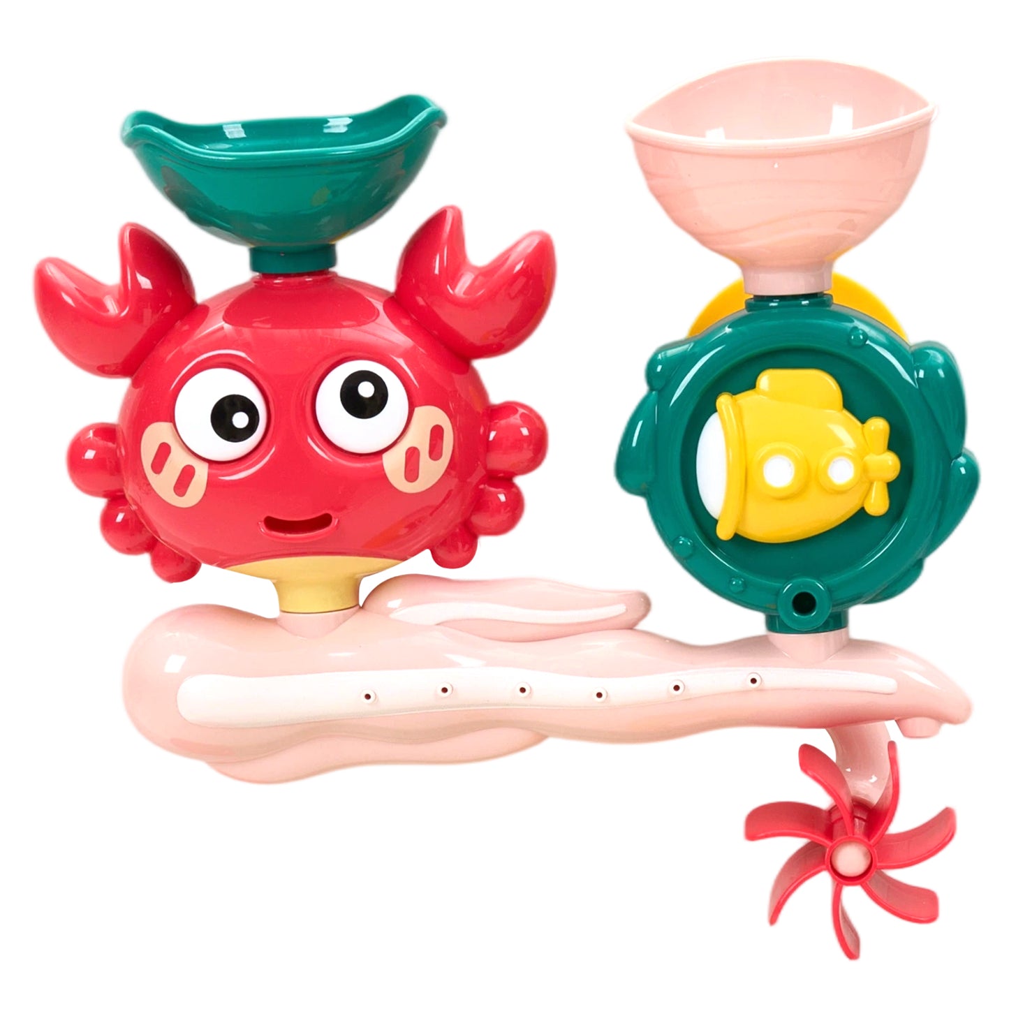 Wall-Mounted Crab Bath Toy for Kids