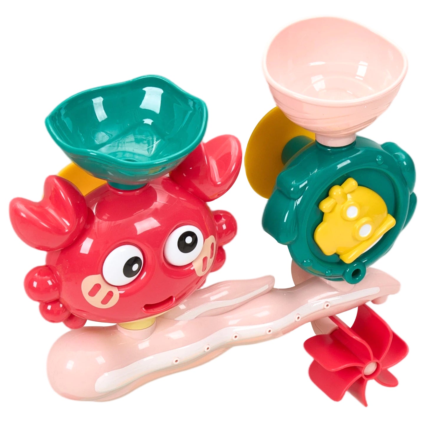 Wall-Mounted Crab Bath Toy for Kids