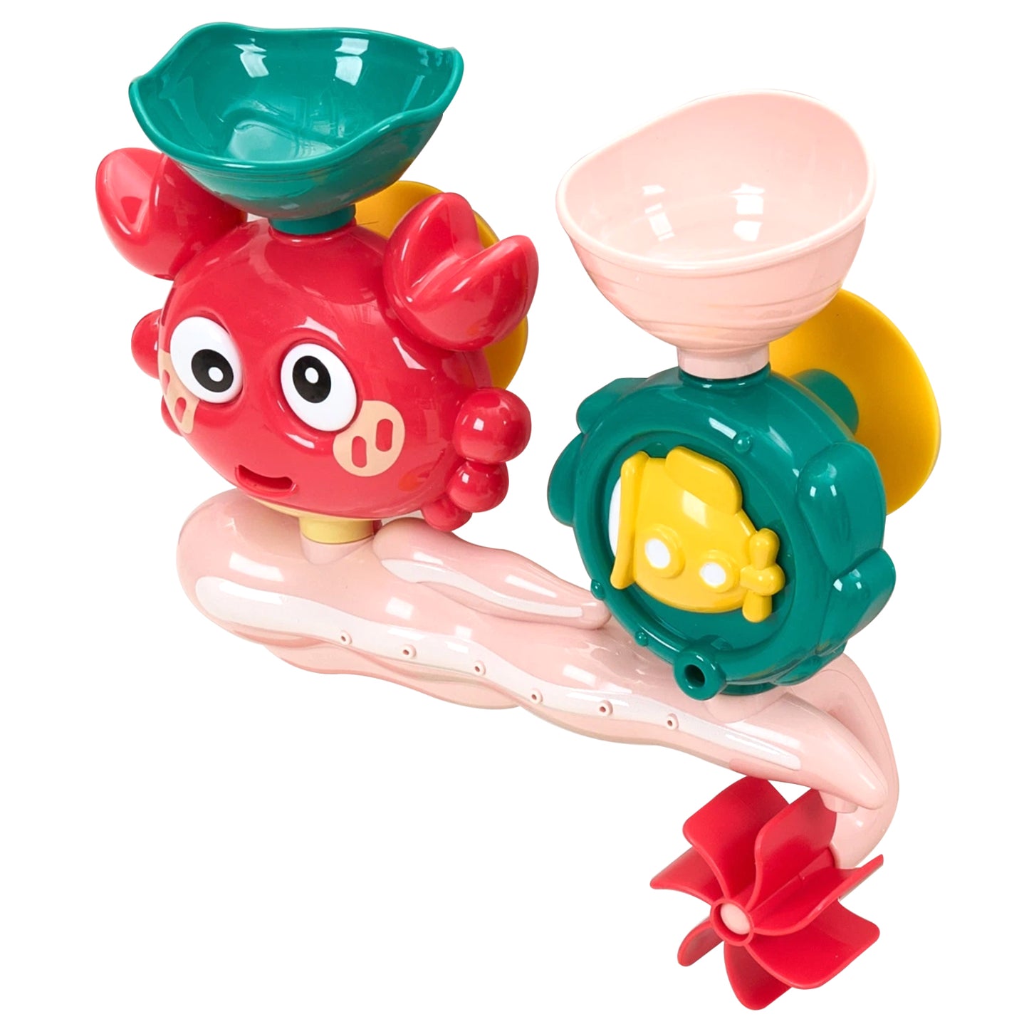 Wall-Mounted Crab Bath Toy for Kids