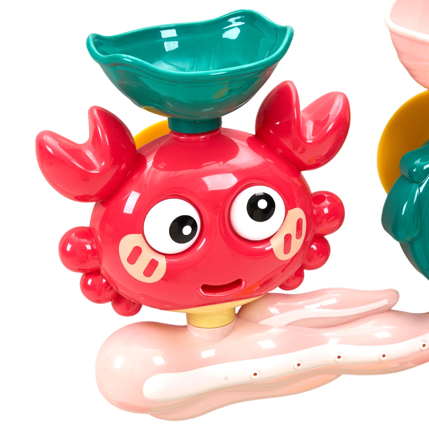 Wall-Mounted Crab Bath Toy for Kids