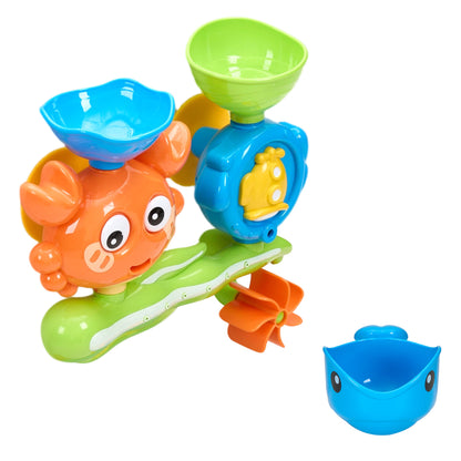 Wall-Mounted Crab Bath Toy for Kids