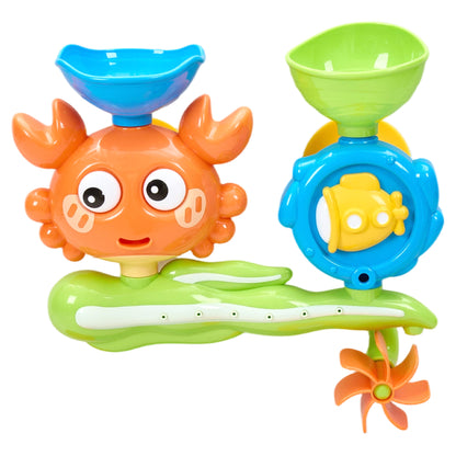 Wall-Mounted Crab Bath Toy for Kids