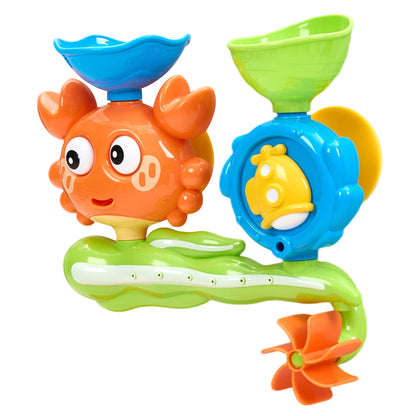 Wall-Mounted Crab Bath Toy for Kids